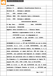 AUTORIZZAZIONE IMPIANTO RECUPERO RIFIUTI NON PERICOLOSI (Via Piemonte n. 5 – Vittorio Veneto) N. 230/2022 DEL 08/09/2022